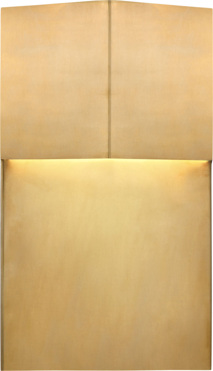 Rega 12" Wide Sconce in Antique-Burnished Brass
