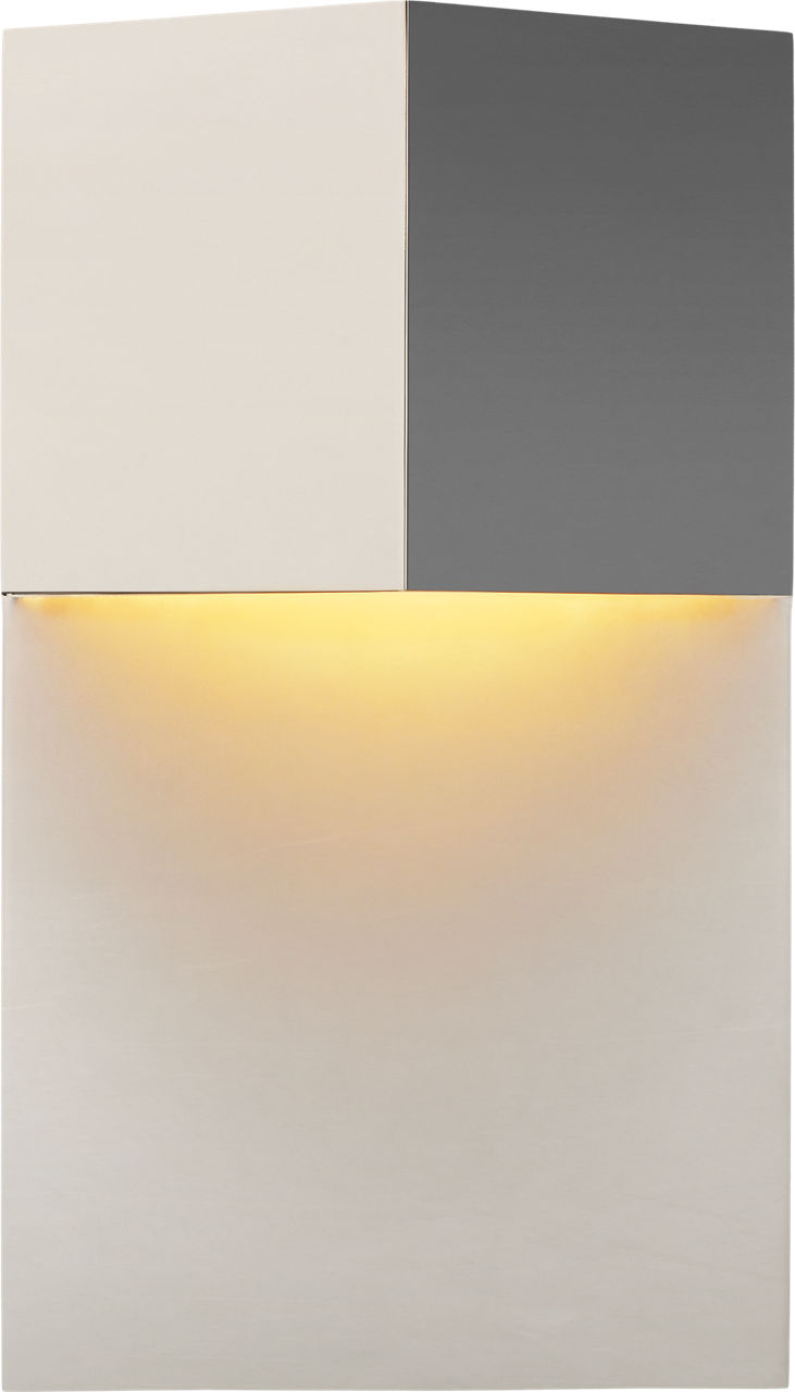 Rega 12" Wide Sconce in Polished Nickel