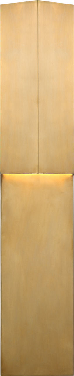 Rega 24" Folded Sconce in Antique-Burnished Brass