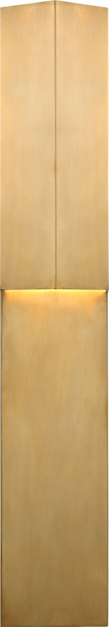 Rega 30" Folded Sconce in Antique-Burnished Brass