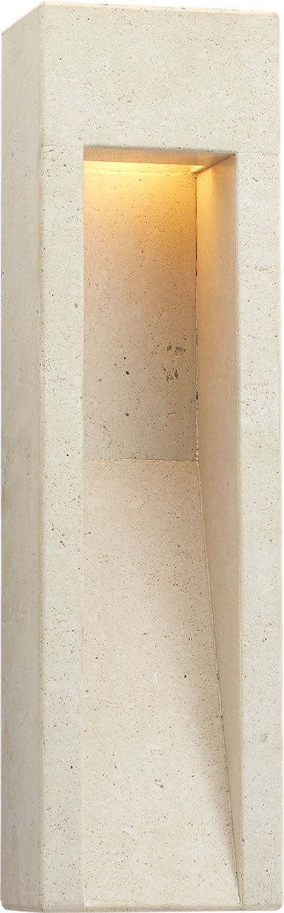 Tribute Tall Sconce in Travertine