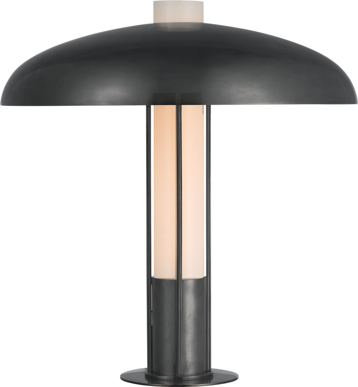 Troye Medium Table Lamp in Bronze with Bronze Shade
