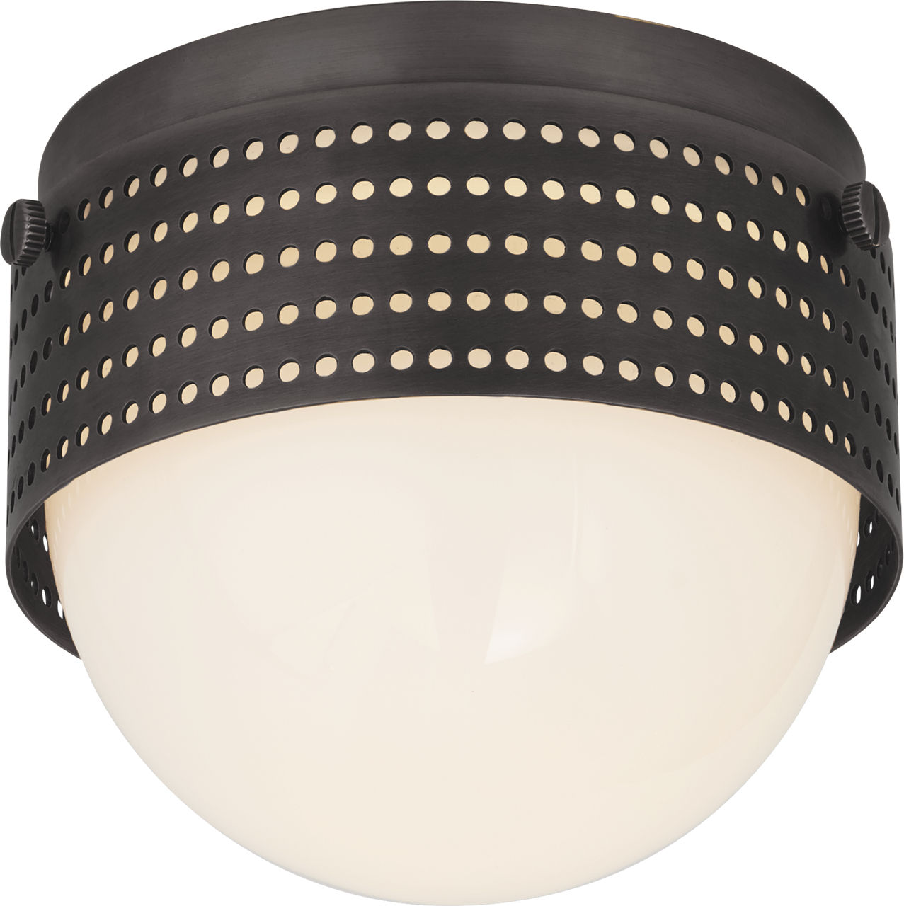 Precision 4.5" Solitaire in Bronze with White Glass