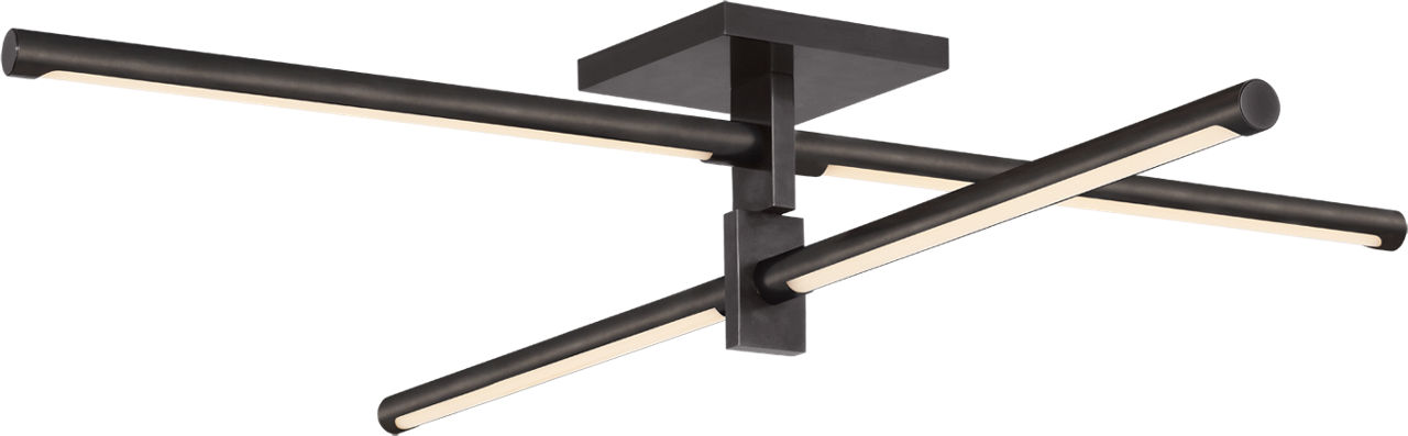 Axis 36" Flush Mount in Bronze