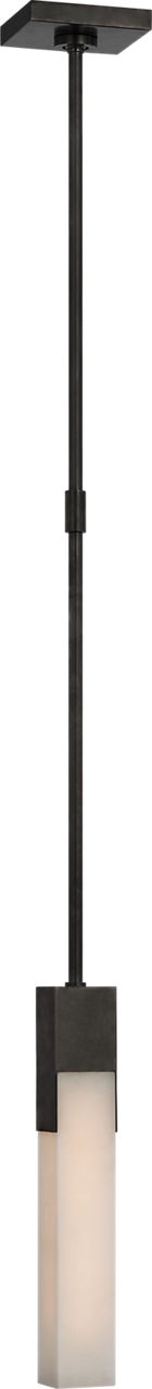 Covet Mini Pendant in Bronze with Alabaster