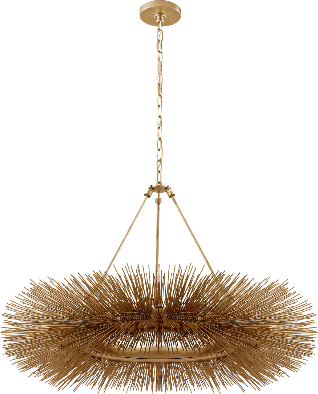 Strada Ring Chandelier in Gild