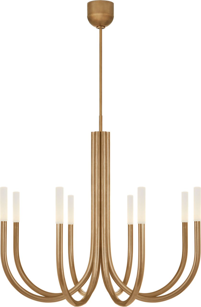 【Rui】 Rousseau Grande Eight Light Articulating Chandelier - KW5589