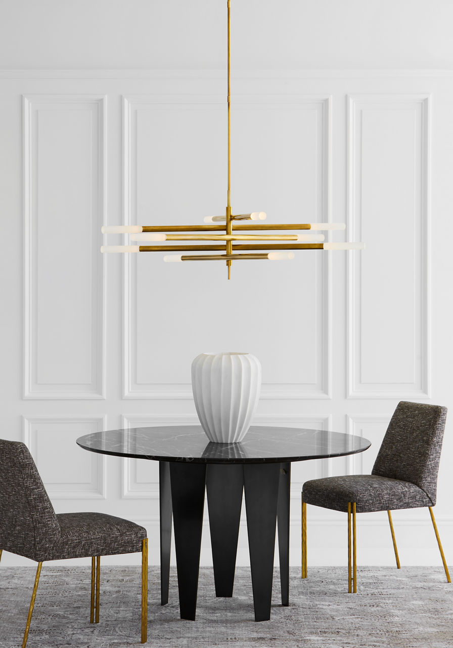 Rousseau Grande Ten Light Articulating Chandelier - KW5587