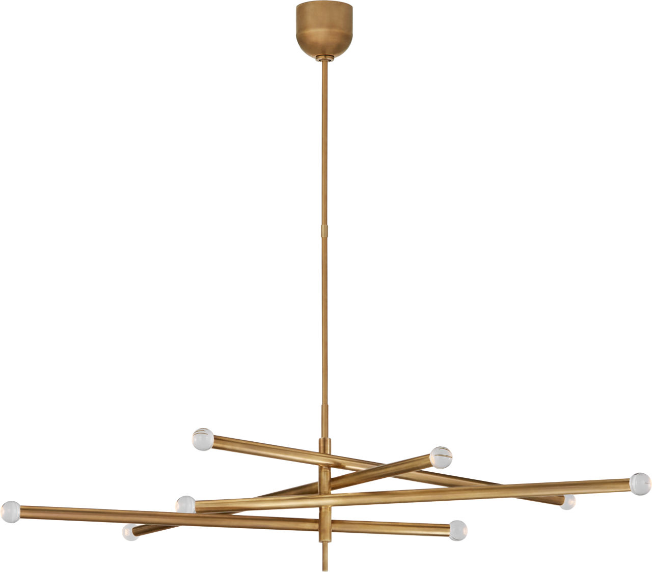 Rousseau Grande Eight Light Articulating Chandelier