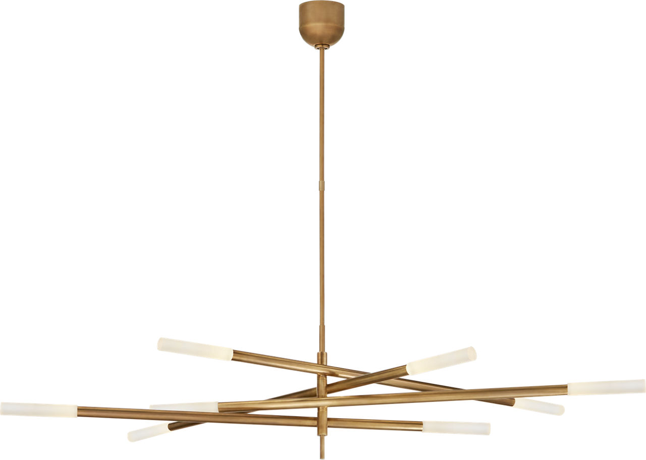 Rousseau Grande Eight Light Articulating Chandelier
