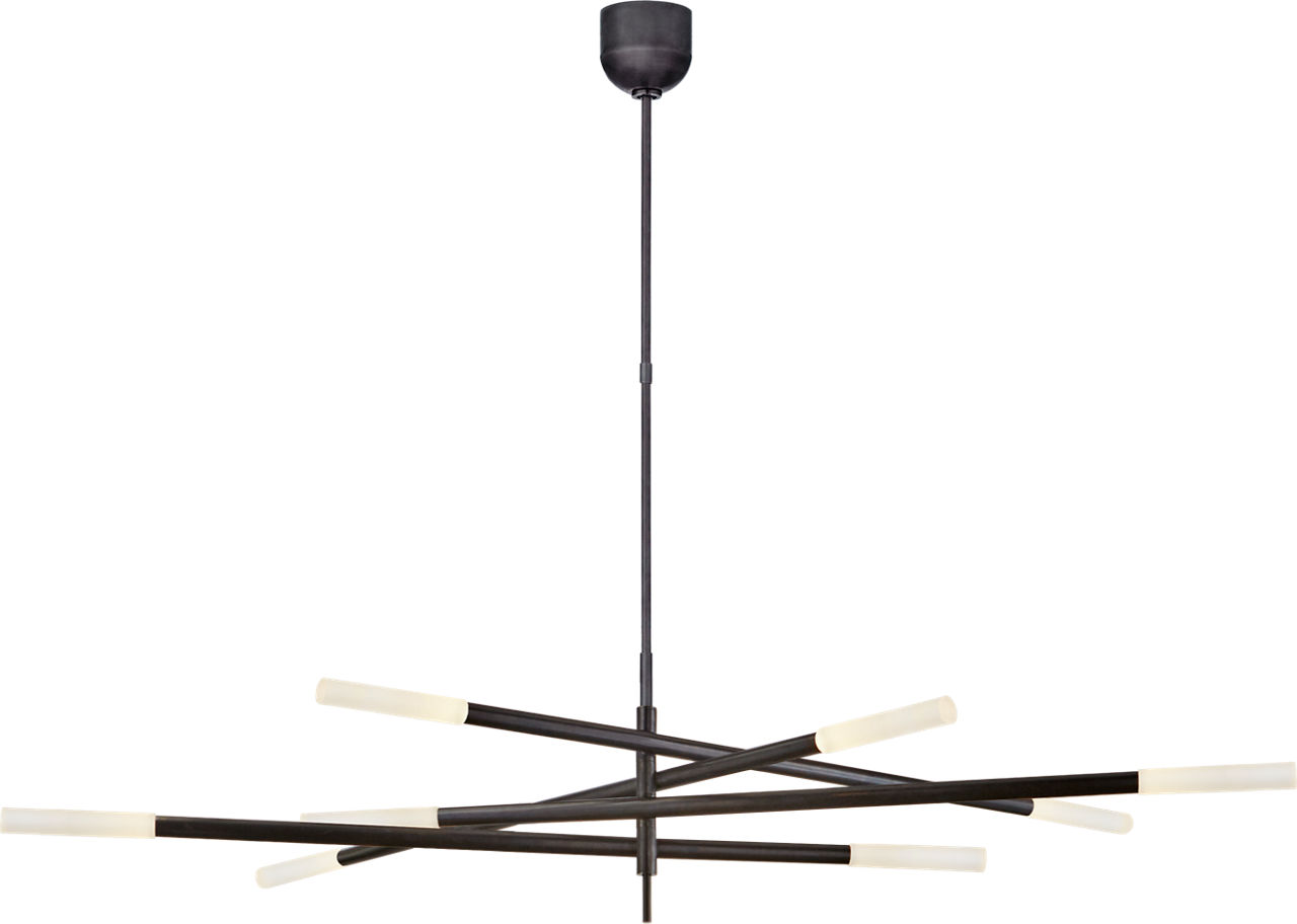 Rousseau Grande Eight Light Articulating Chandelier