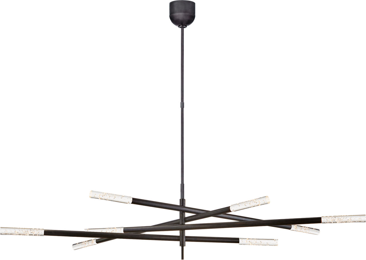 Rousseau Grande Eight Light Articulating Chandelier