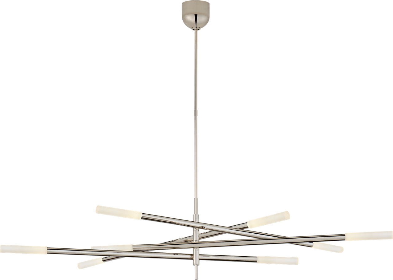 Rousseau Grande Eight Light Articulating Chandelier