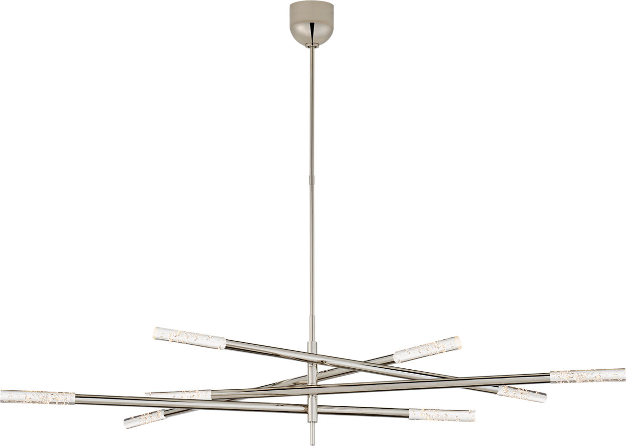 Rousseau Grande Eight Light Articulating Chandelier