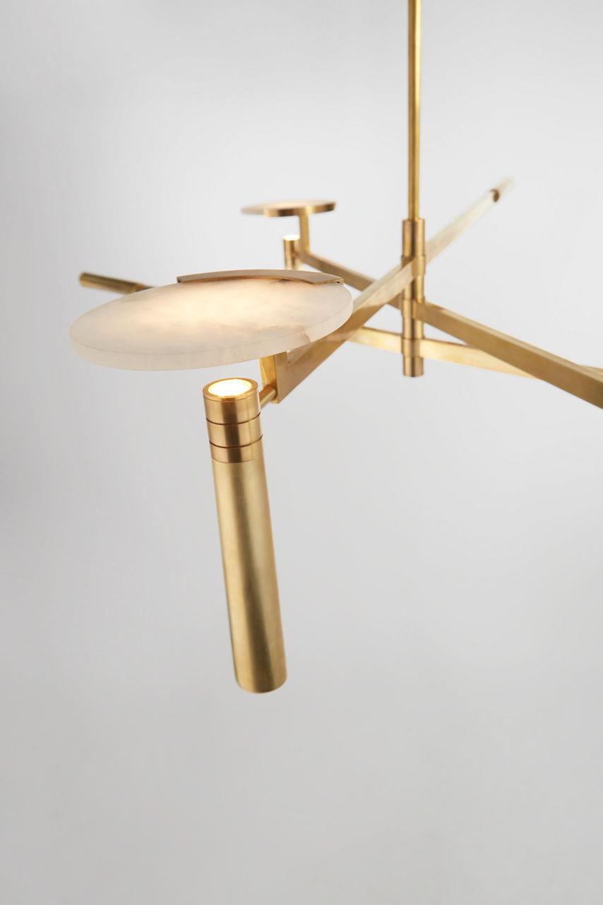 Kelly Wearstler Melange Floating Disc Chandelier - Thumbnail 5