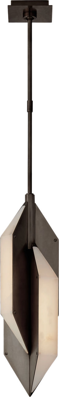 Ophelion Small Pendant in Bronze with Alabaster