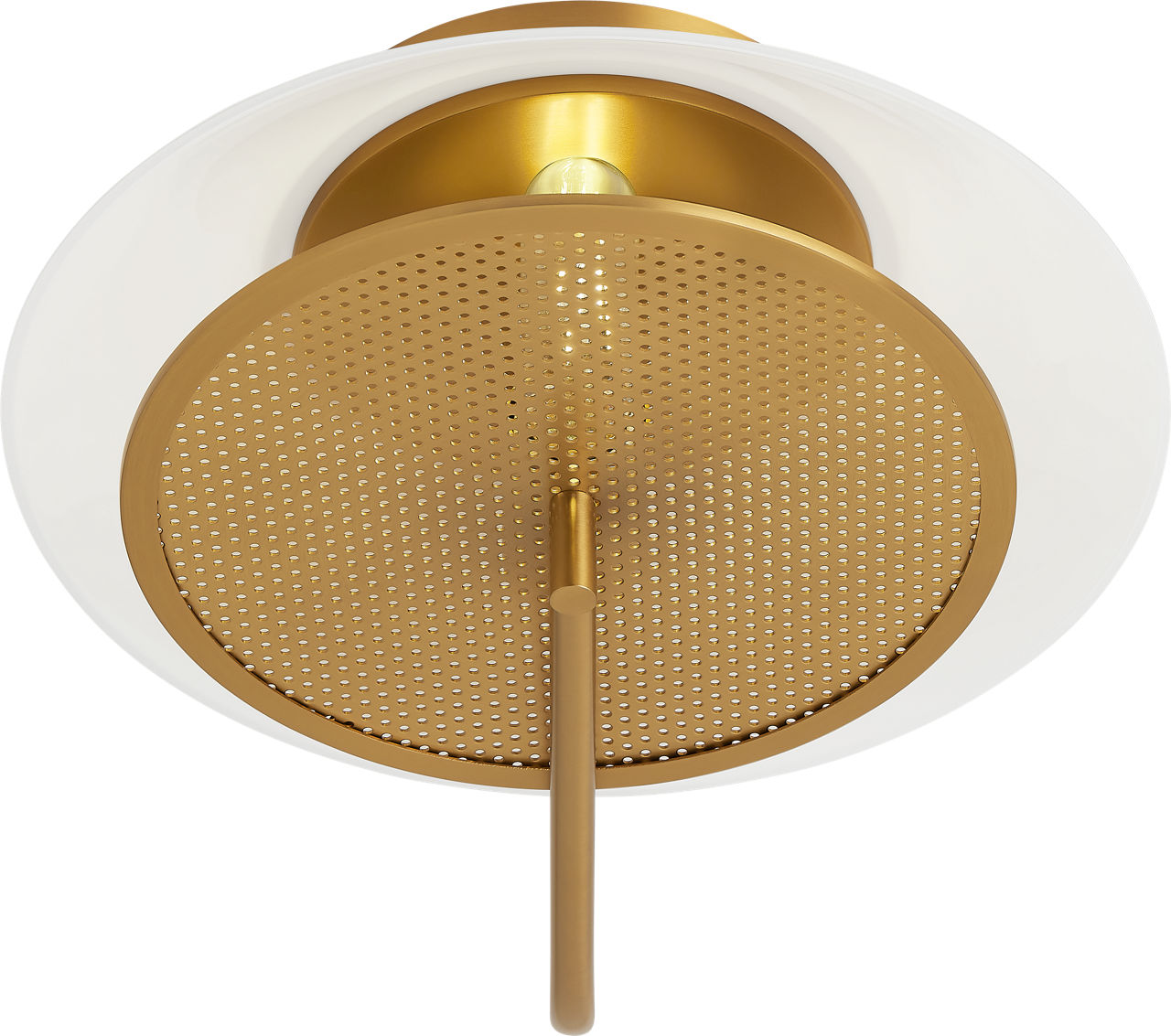 Gesture Sconce / Flush Mount Burnished Brass