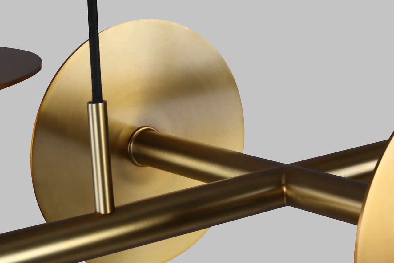 Nodes Large Linear Chandelier - KC1008 | Visual Comfort