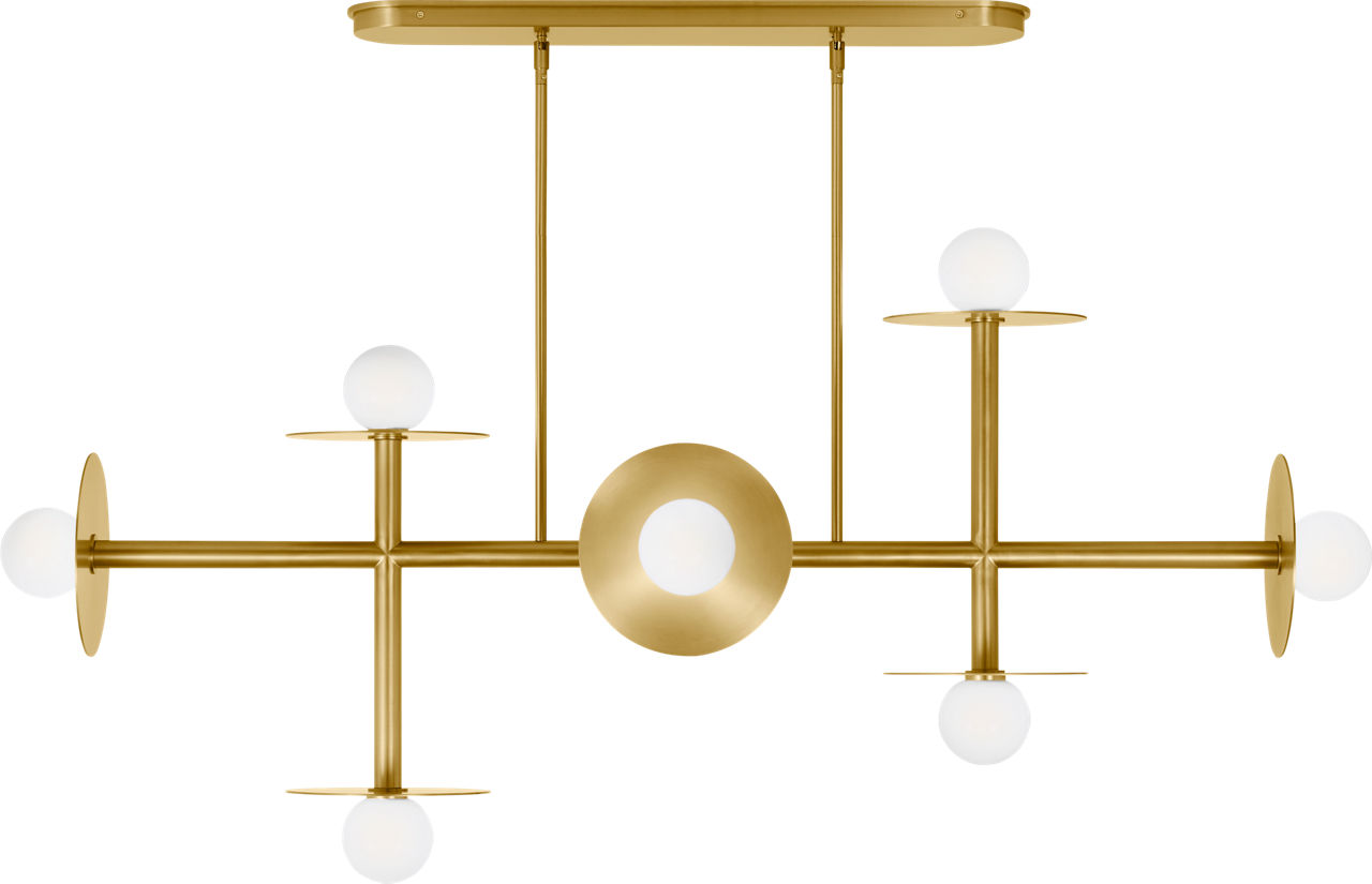 Nodes Large Linear Chandelier - KC1008 | Visual Comfort