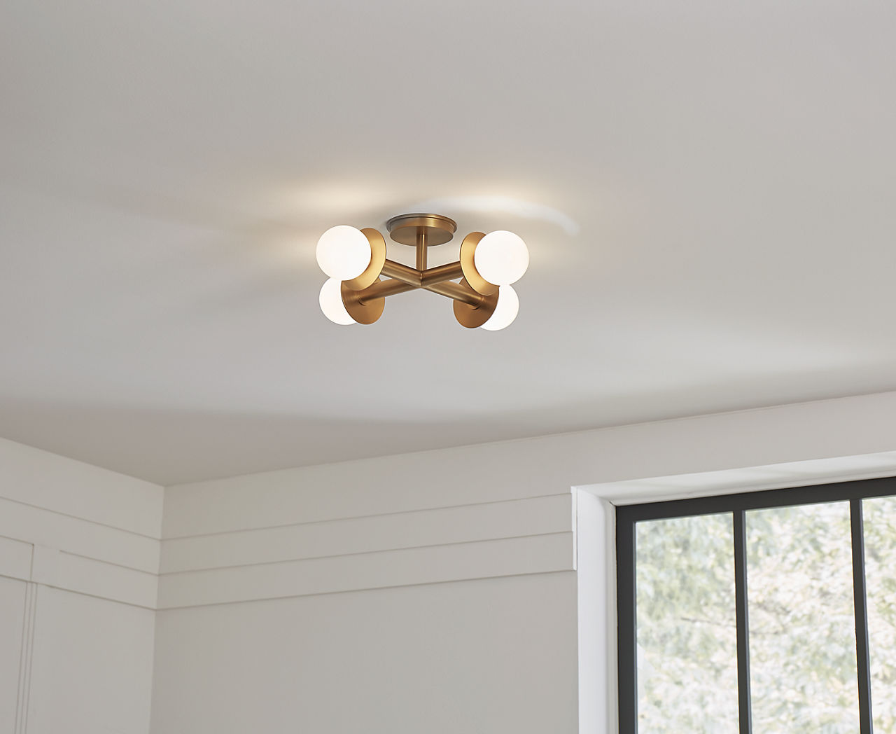 Visual Comfort Nodes Semi-Flush Mount - Thumbnail 5
