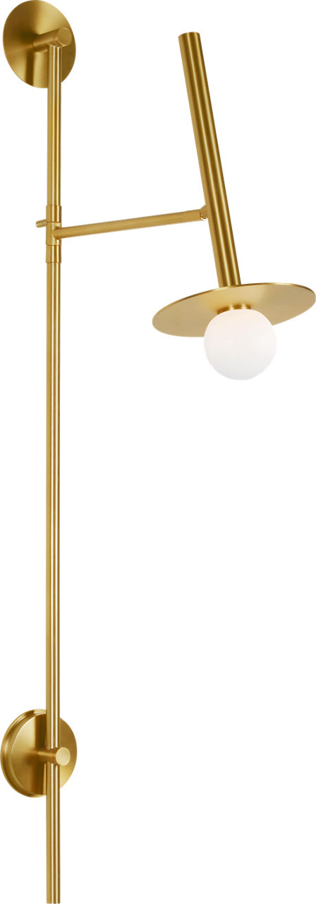 Nodes Large Pivot Sconce Burnished Brass