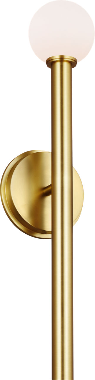 Nodes Sconce Burnished Brass