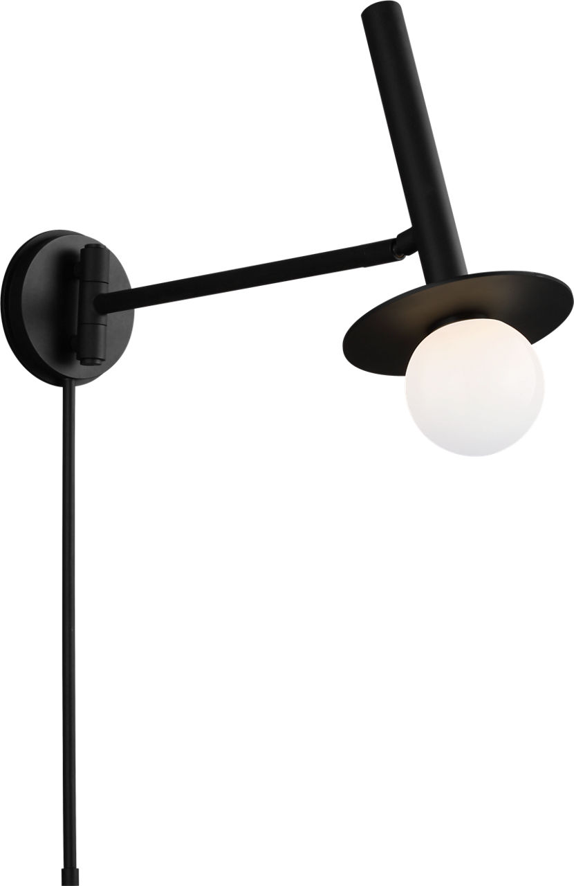Nodes Pivot Sconce Midnight Black