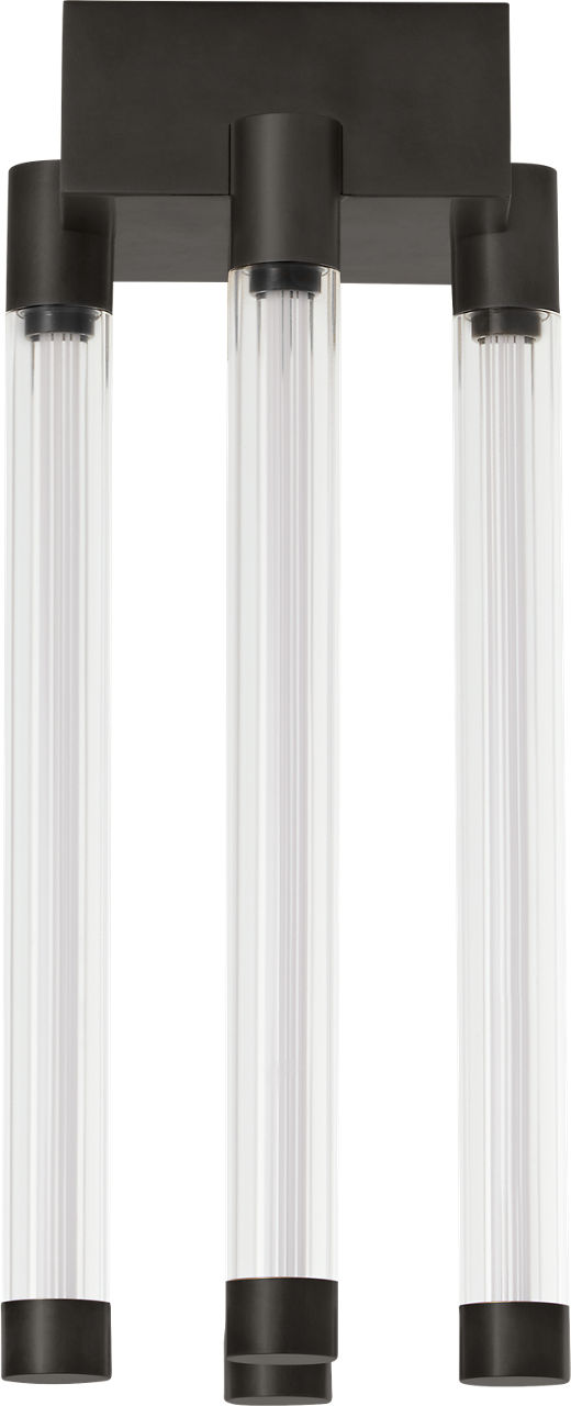 Phobos Short Flush Mount dark Bronze 2700K 90 CRI integrated led 90 cri 2700k 120v