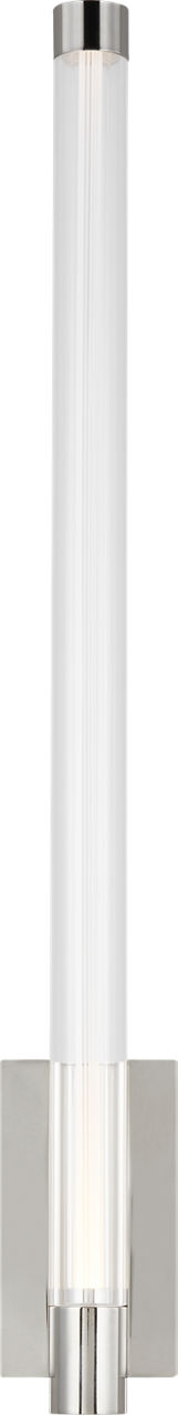 Phobos 1 Light Wall Sconce polished nickel 2700K 90 CRI integrated led 90 cri 2700k 120v