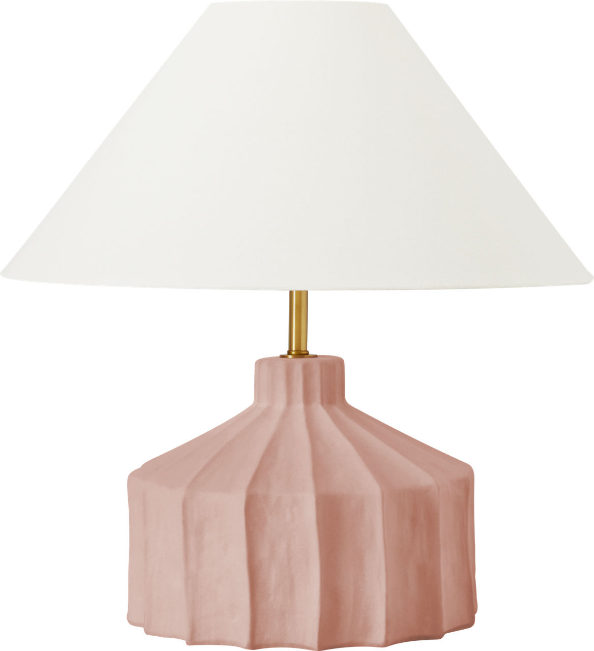 Veneto Medium Table Lamp Dusty Rose Bulbs Included