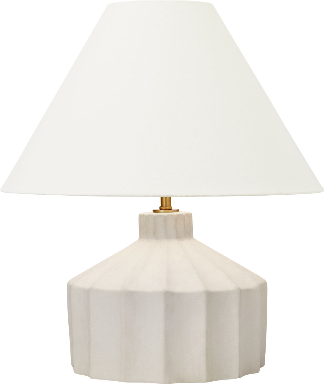 Veneto Small Table Lamp Matte Concrete Bulbs Included