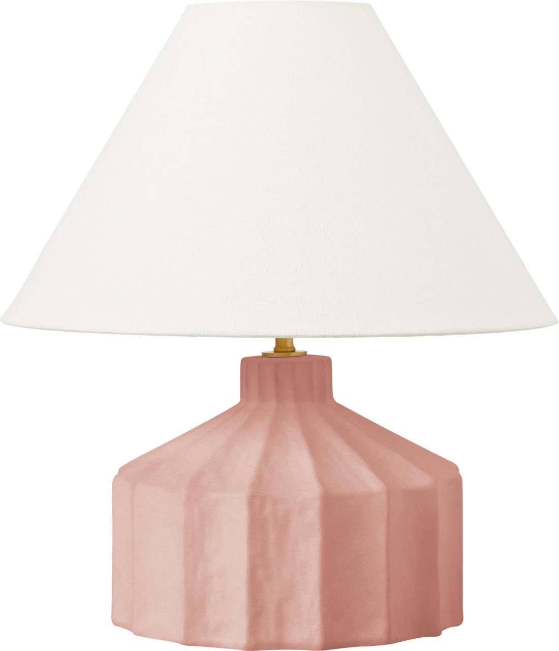 Veneto Small Table Lamp Dusty Rose Bulbs Included