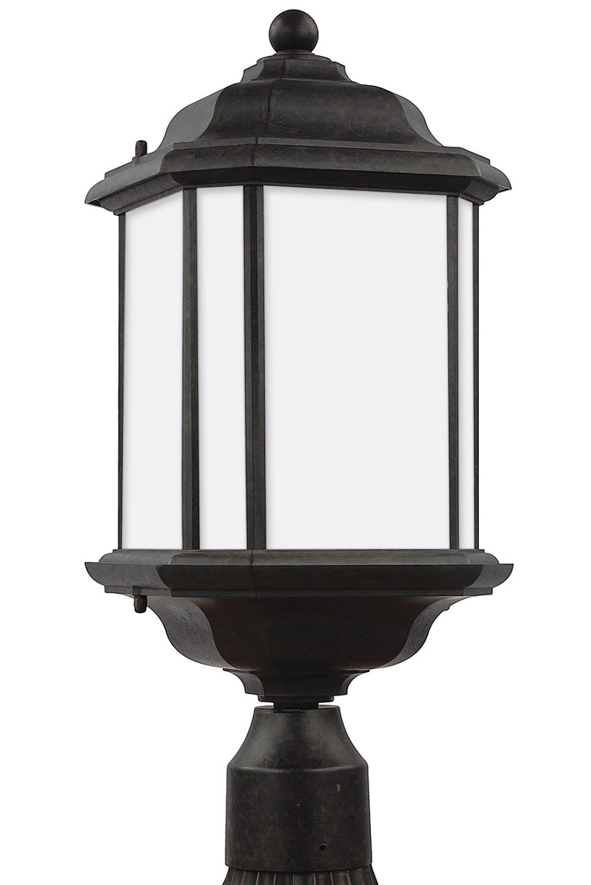 Kent One Light Outdoor Post Lantern Black Bulbs Inc