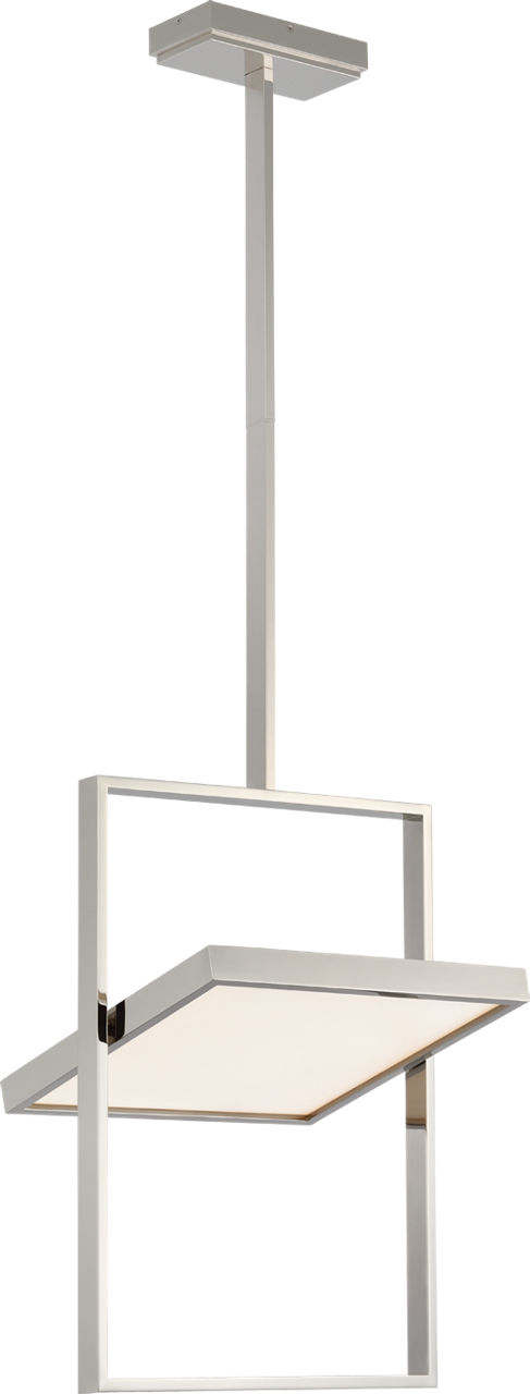 Entoure 17" Rotating Pendant in Polished Nickel