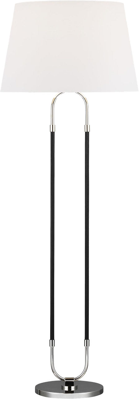 Katie Floor Lamp Polished Nickel Bulbs Inc