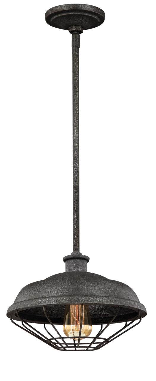 Lennex Pendant Slate Grey Metal