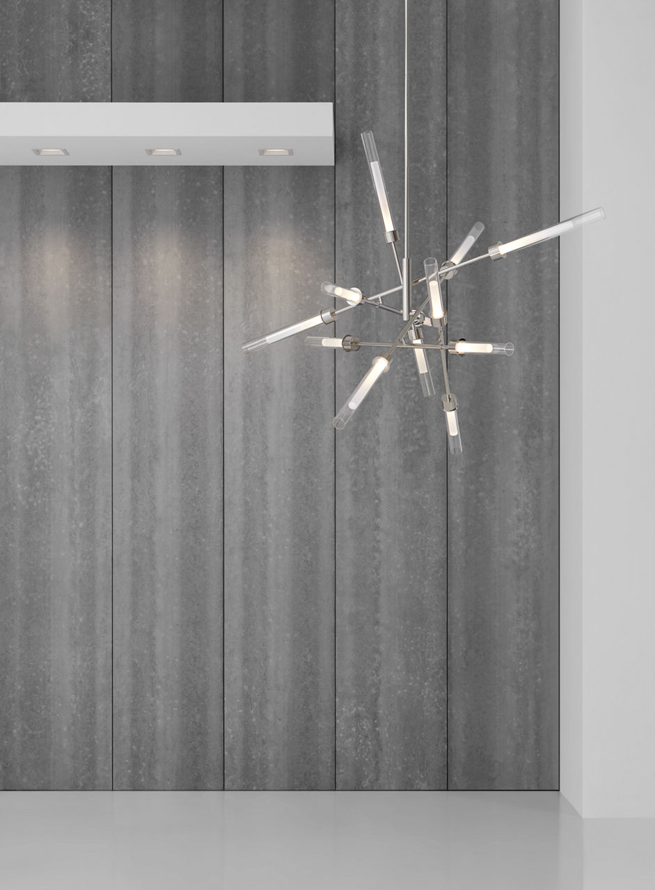 Linger 12-Light Abstract Chandelier - 700LNG12A | Visual Comfort