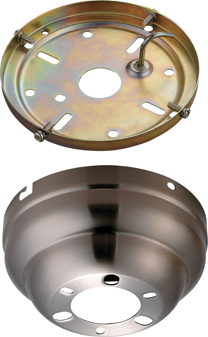 Universal Canopy Kit Flush Mount Canopy in Brushed Steel