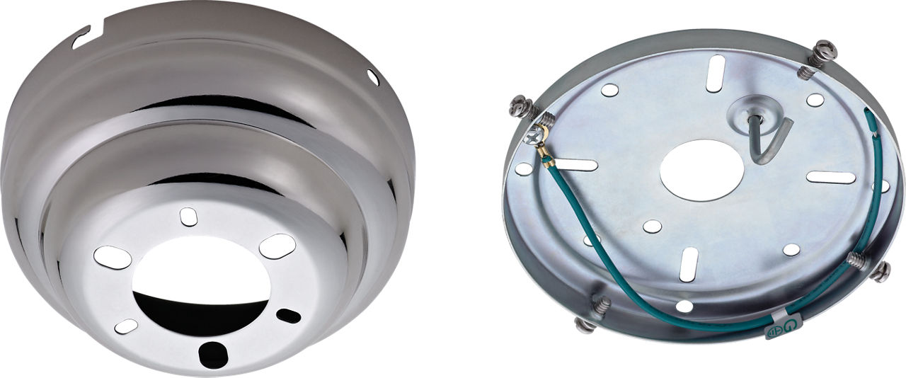 Universal Canopy Kit Flush Mount Canopy in Polished Nickel