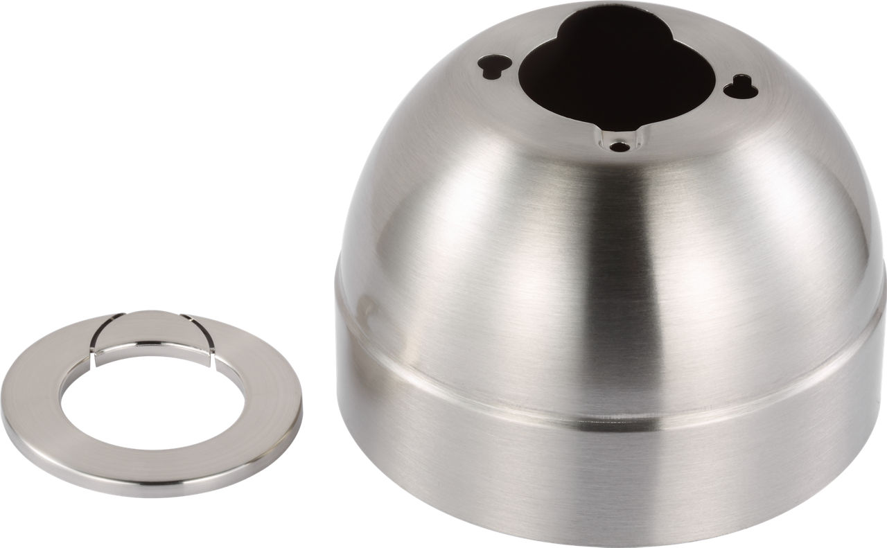 Universal Canopy Kit Slope Ceiling Canopy Kit in Brushed Steel