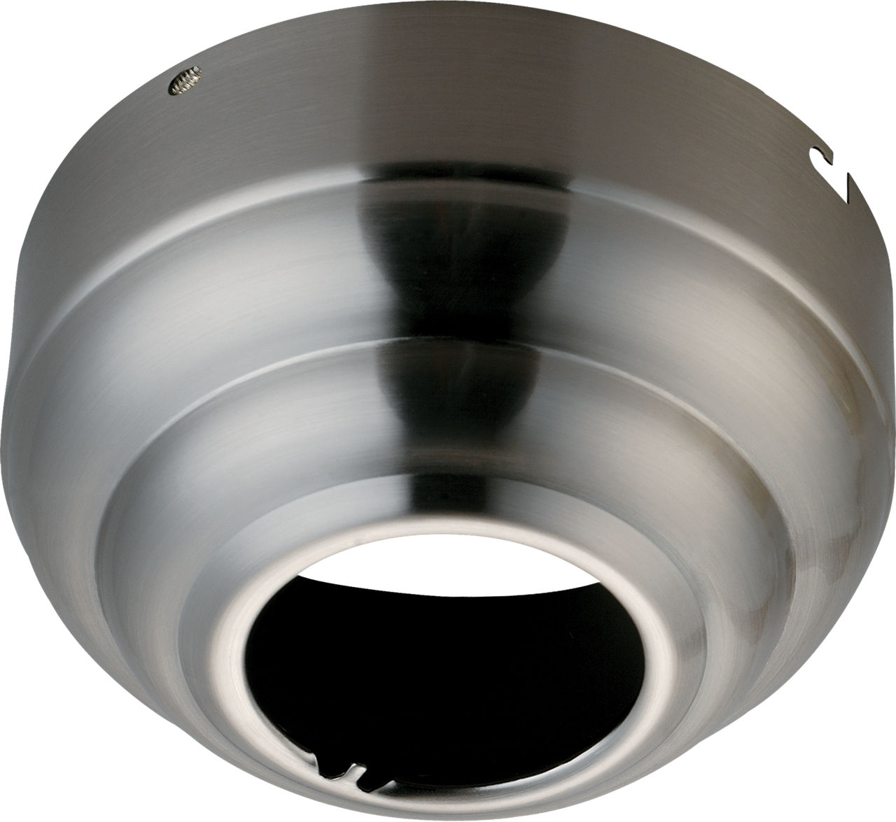 Universal Canopy Kit Slope Ceiling Adapter in Brushed Steel