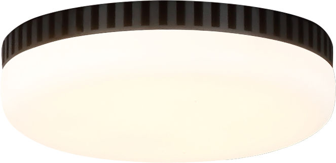 Universal Light Kits Arcade LED Light Kit in with Frosted White Glass Midnight Black Bulbs Included