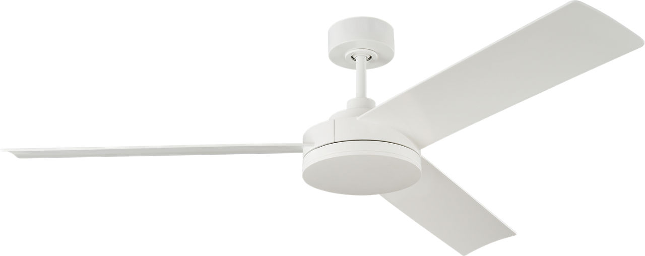 Cirque 56 LED Ceiling Fan in with Blades and Light Kit Matte White
