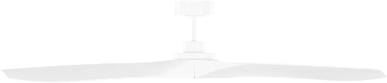 Collins Coastal Smart 60 Ceiling Fan in with Blades Matte White