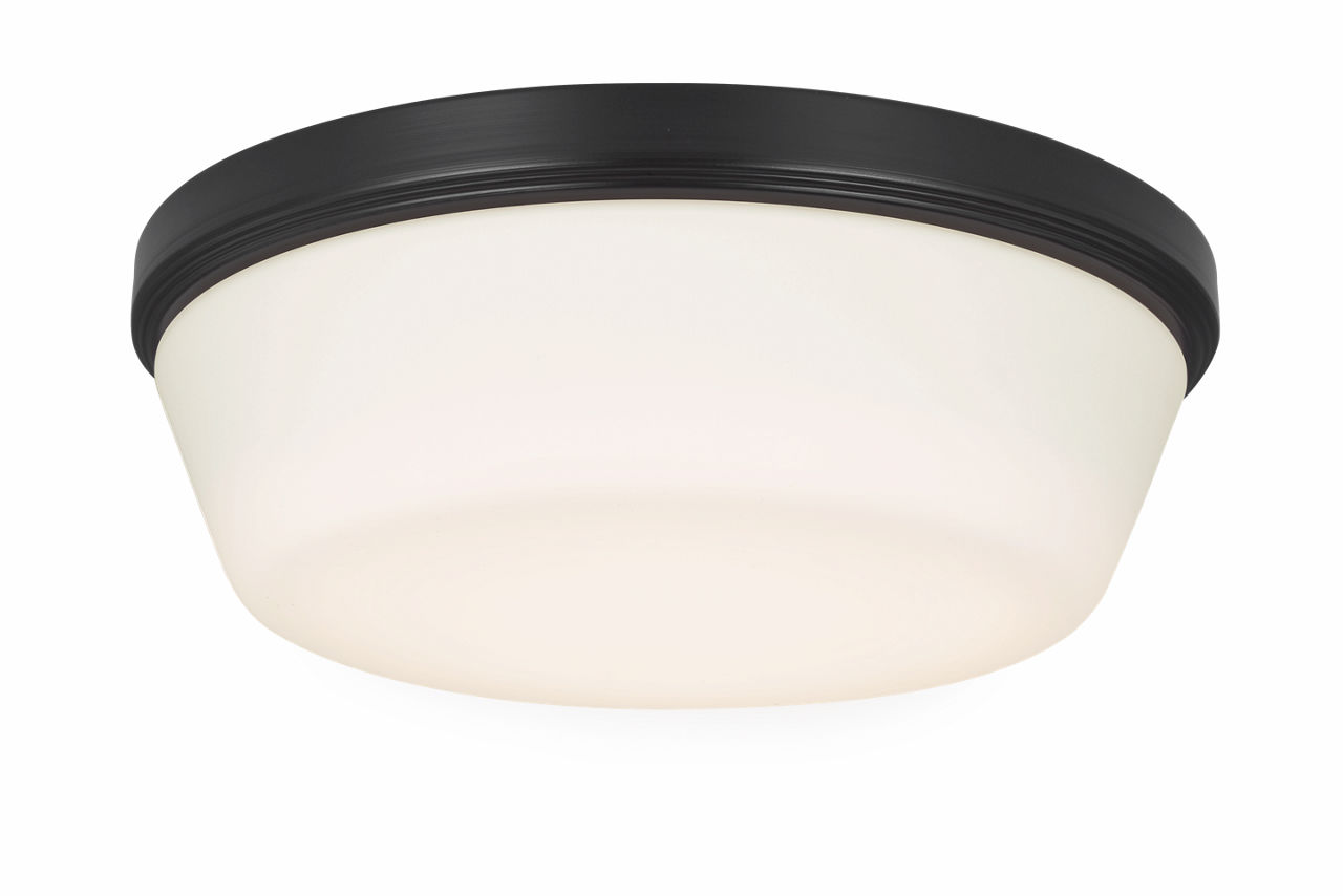 Universal Light Kits Dover LED Light Kit in with Frosted White Glass Aged Pewter Bulbs Inc