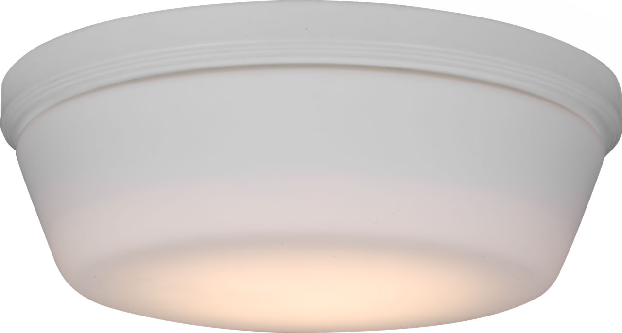 Universal Light Kits Dover LED Light Kit in with Frosted White Glass Matte White Bulbs Included