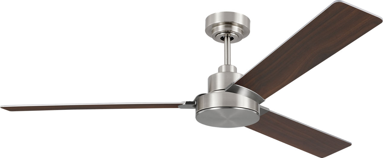 Jovie 58 Ceiling Fan in Brushed Steel with Silver Blades