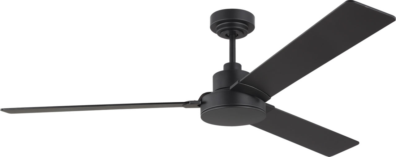 Jovie Outdoor 58 Ceiling Fan in with Blades Midnight Black