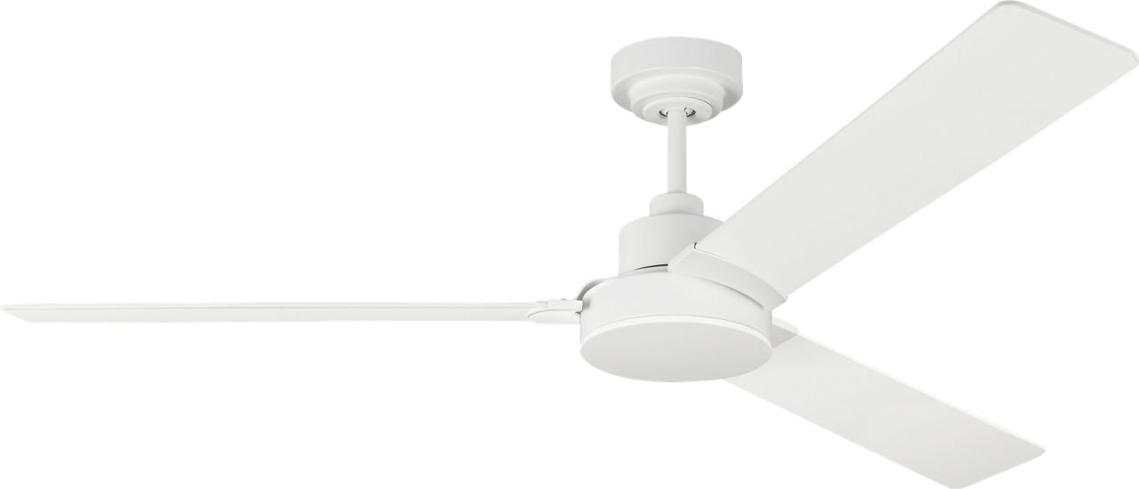 Jovie Outdoor 58 Ceiling Fan in with Blades Matte White