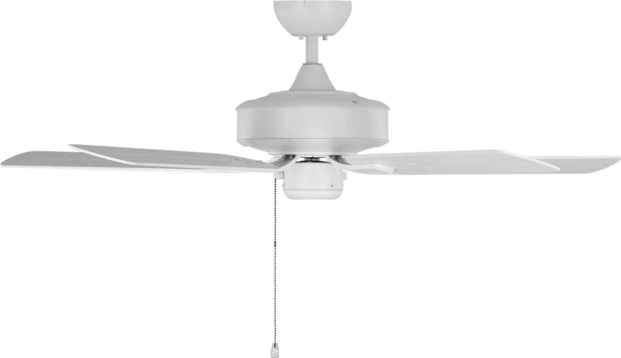 Linden Outdoor 44 Ceiling Fan in with Blades Matte White